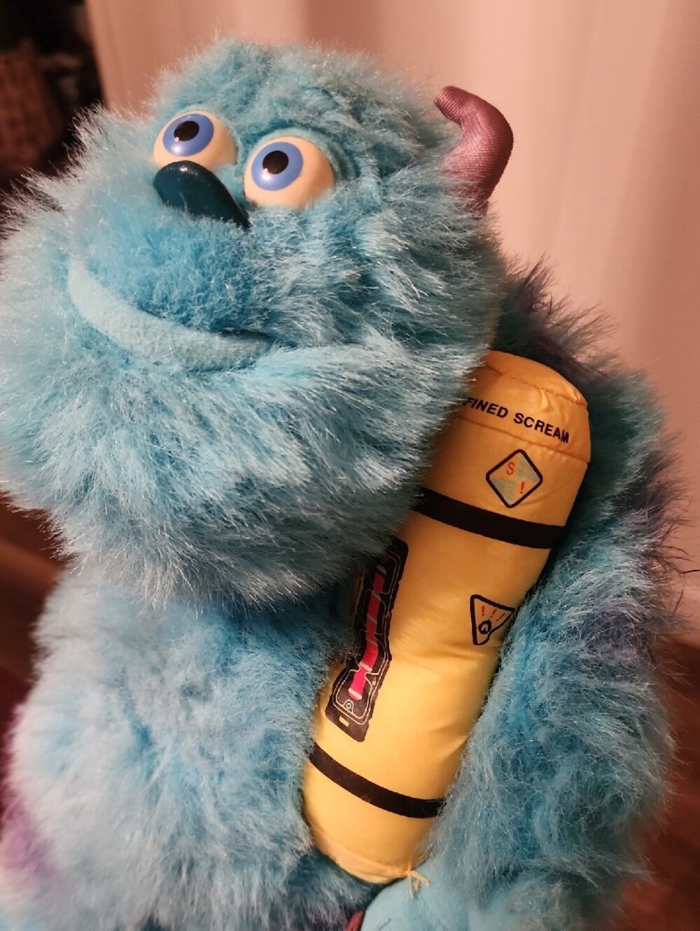 Hasbro 2001 Vintage Monsters Inc Talking Glowing Bedtime Sulley - Picture 2 of 6